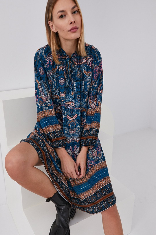 Answear Lab rochie mini albastru 3806.1.AJ