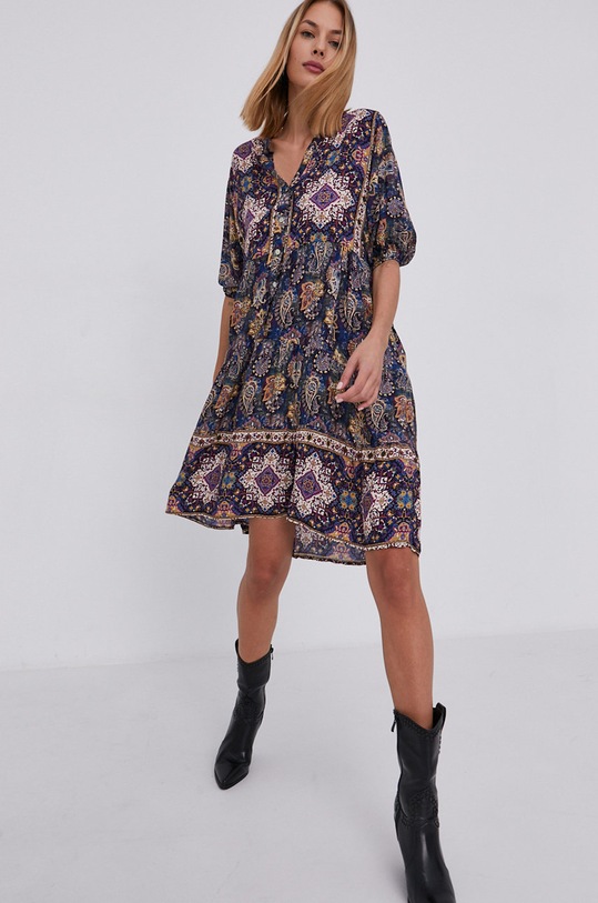 Answear Lab rochie mini bleumarin 3734.2.AJ