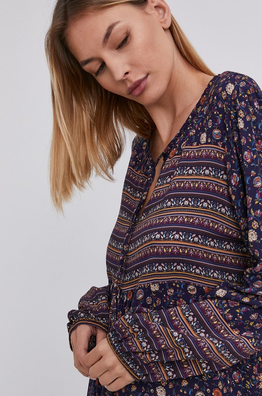 Šaty Answear.LAB 3071.AJ tmavomodrá