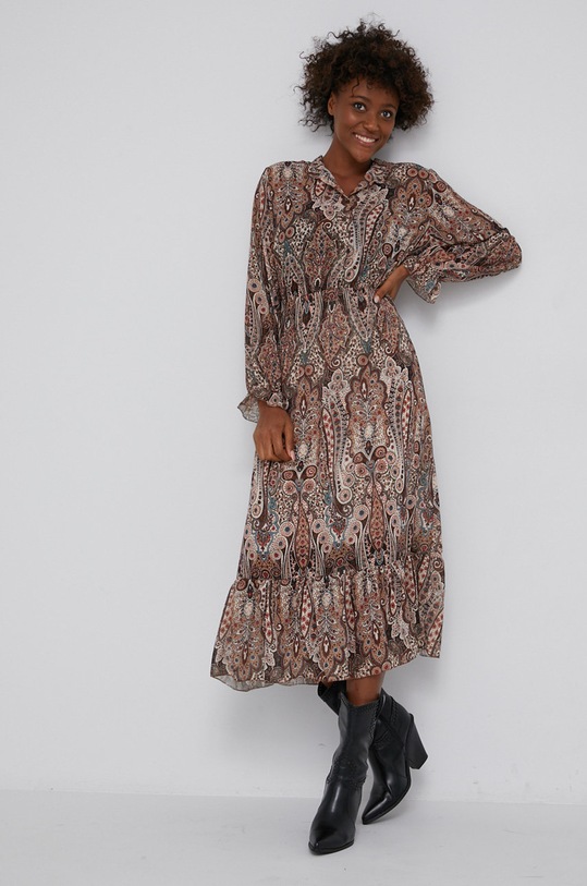 Answear Lab - Sukienka 111111.AJ beżowy WZ21