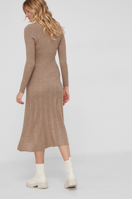 Odzież Answear Lab Sukienka 14809.1.DA beżowy