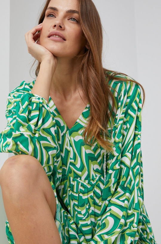 Answear Lab Sukienka zielony WZ21.SUD0MH