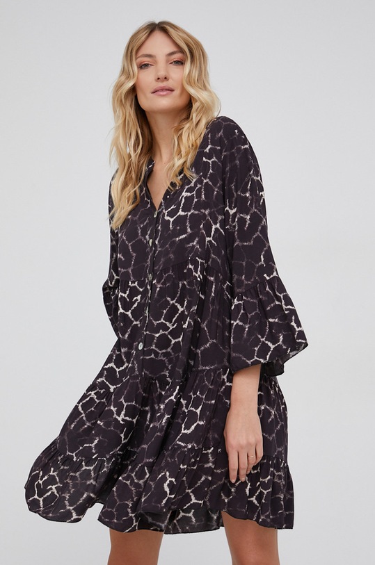 Answear Lab Sukienka trzy czwarte czarny 9471.MB