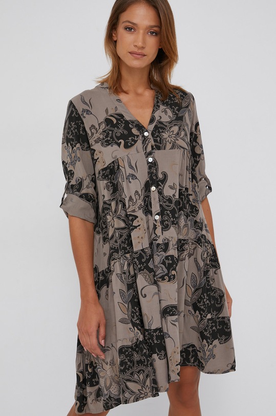 Šaty Answear.LAB 66881A2.1.2KR béžová WZ21