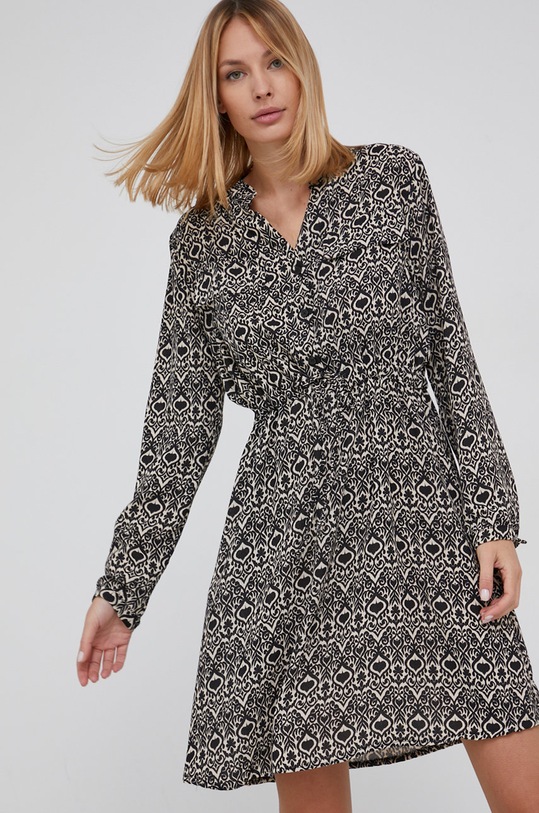 Šaty Answear.LAB s elastanom čierna 20137.1KR