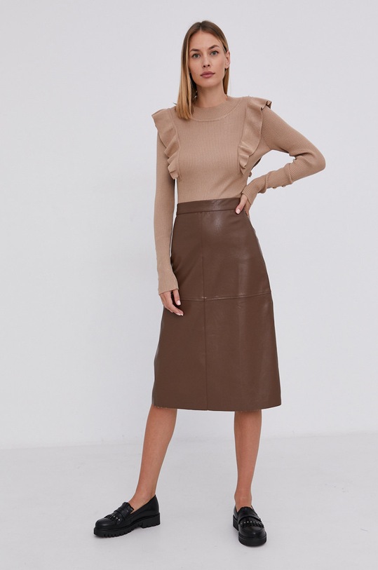 Answear Lab Pulover 886.2.2.DA maro WZ21