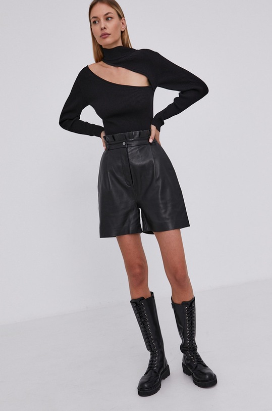 Answear Lab Pulover 871.2.DA negru WZ21