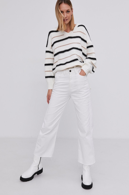 Answear Lab Pulover grosime medie bej 50084.1.AJ