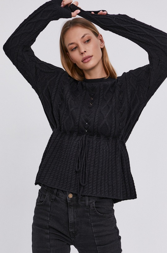 Answear Lab Pulover grosime medie negru SW18.1.AJ