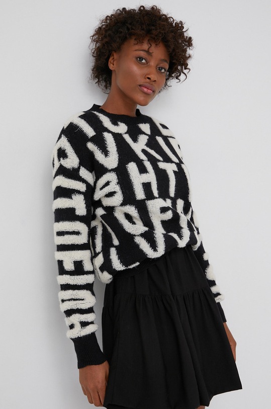 Answear Lab - Pulover OTDB210042.1KR negru WZ21