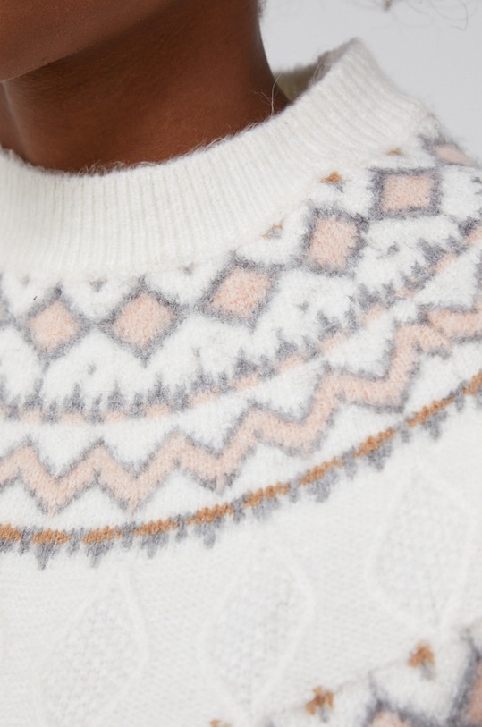 Answear Lab - Sweter z domieszką wełny J50623.1.AJ beżowy