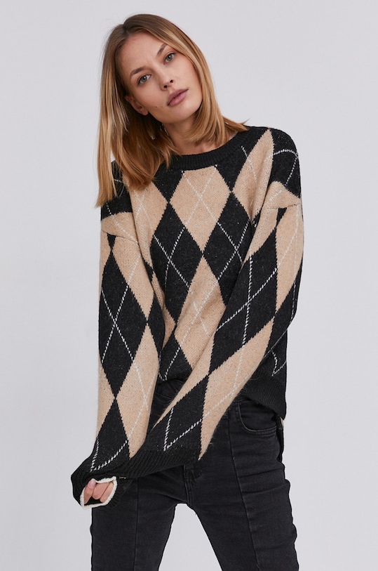 Sveter Answear.LAB s prímesou vlny čierna J50626.AJ