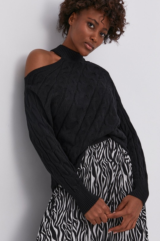 Answear Lab Pulover A18170.AJ negru WZ21