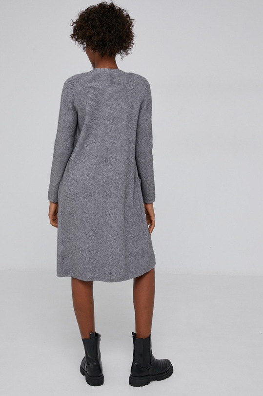 Odzież Answear Lab - Kardigan z domieszką wełny YM2028.1.AJ szary