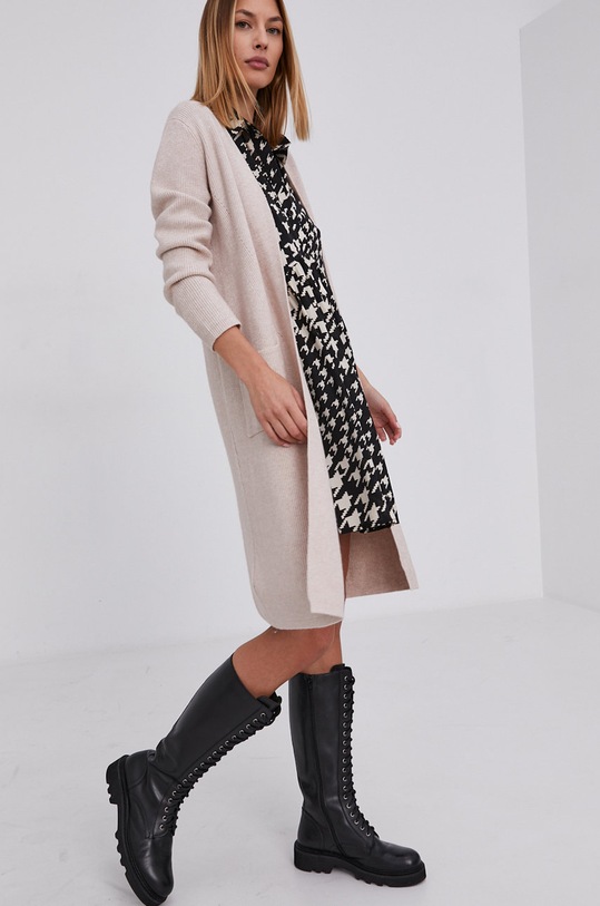 Answear Lab Cardigan YM2028.2.AJ bej WZ21