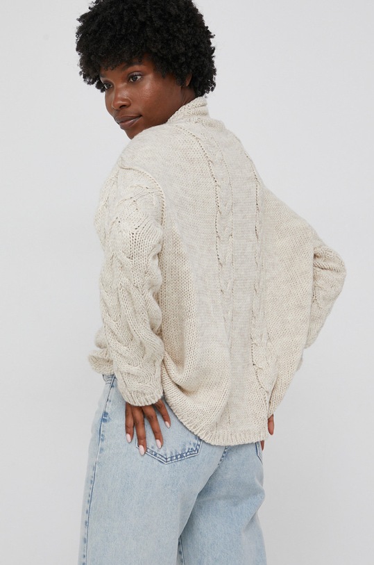 Odzież Answear Lab Sweter wełniany 3024.1KR beżowy