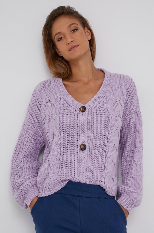 Svetr s příměsí vlny Answear.LAB s příměsí vlny námořnická modř NT2.1.DA