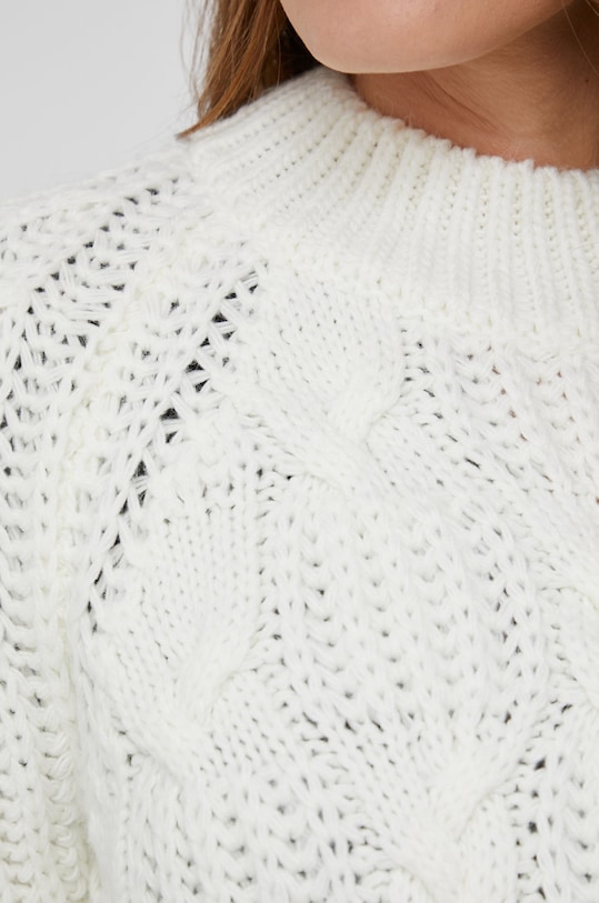 Answear Lab Sweter z domieszką wełny NT6.DA biały