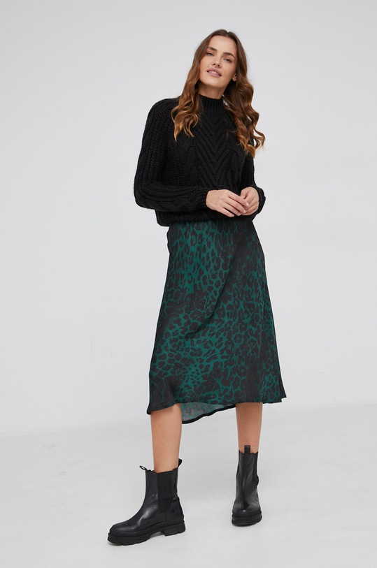 Answear Lab Sweter z domieszką wełny NT7.1.DA czarny WZ21