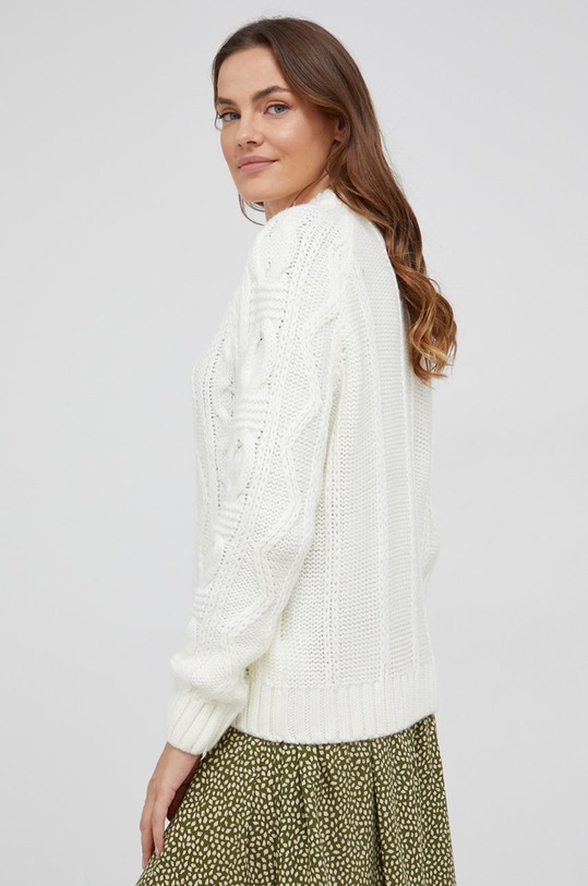 Odzież Answear Lab Sweter z domieszką wełny 4017.DA biały