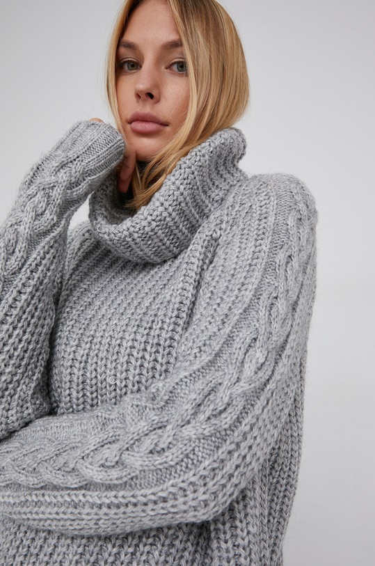 Answear Lab Sweter melanż szary 2024.1.AJ