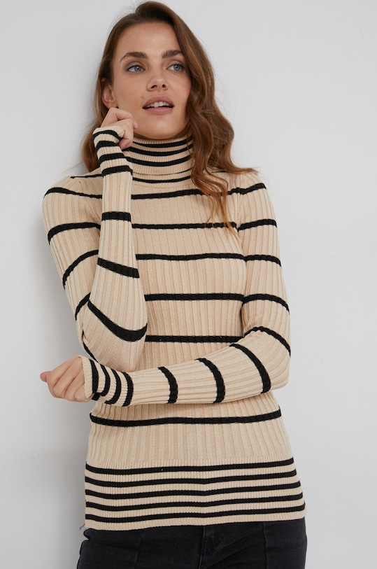 Answear Lab Sweter 3009.DA beżowy