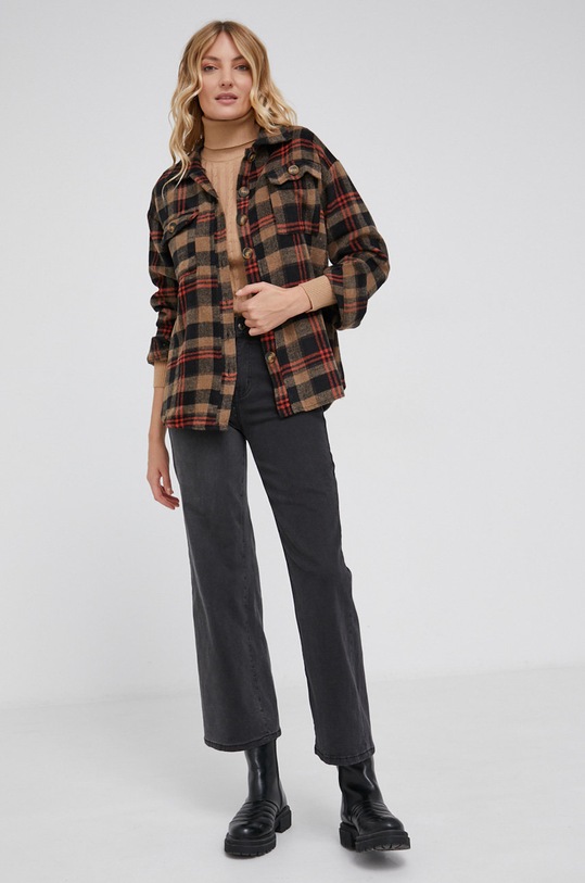 Answear Lab Sweter 15074.DA beżowy WZ21