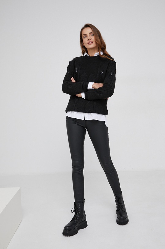 Answear Lab Sweter 256.1.DA czarny WZ21