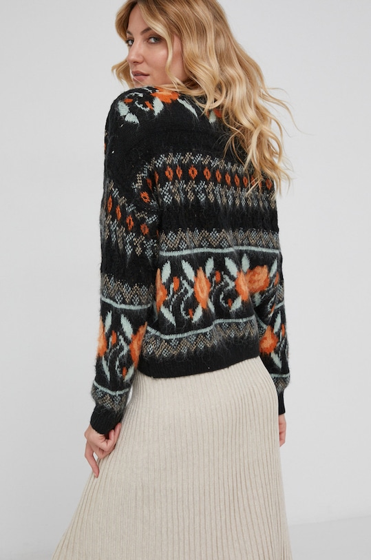 Odzież Answear Lab Sweter z domieszką wełny MC18880.AJ czarny