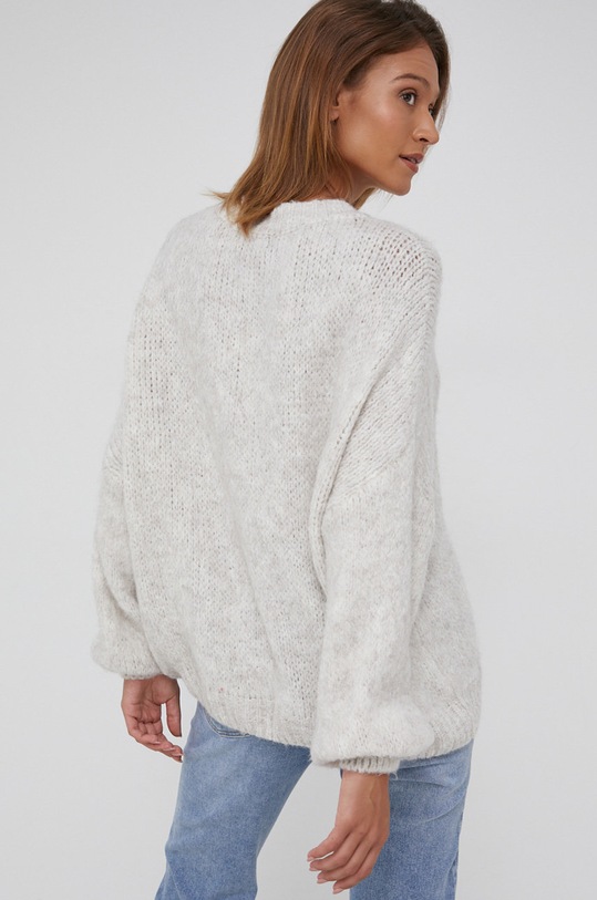 Odzież Answear Lab sweter z domieszką wełny M621005.2.AJ beżowy