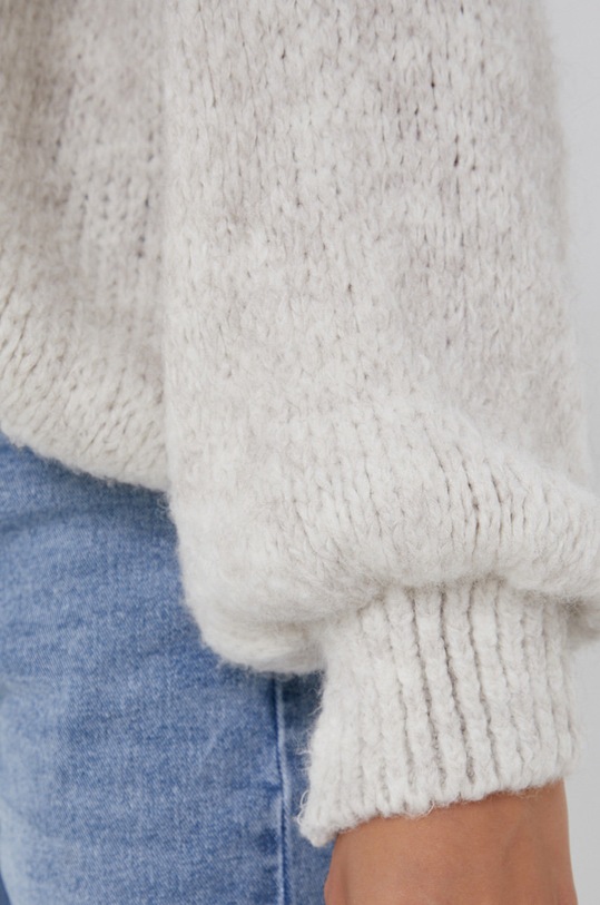 Answear Lab sweter z domieszką wełny M621005.2.AJ beżowy