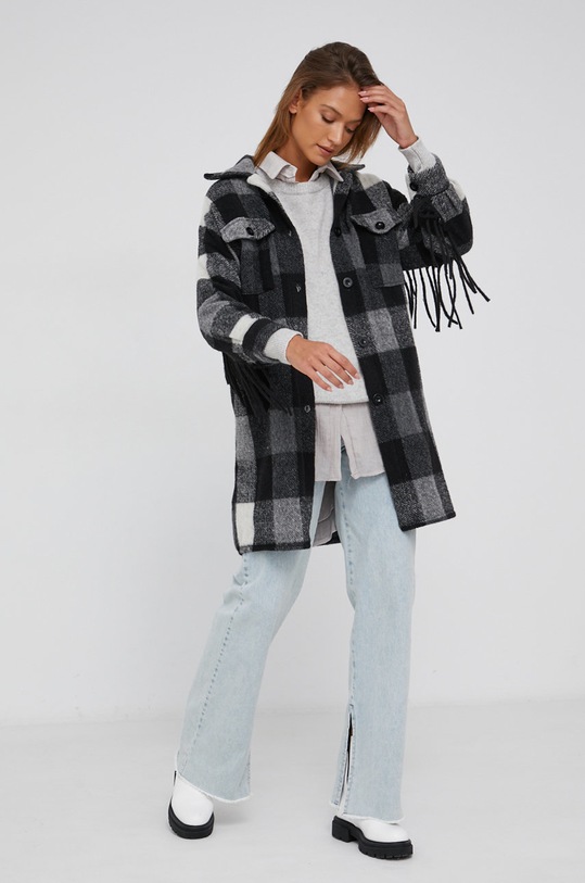 Answear Lab Sweter wełniany KA628245.AJ szary WZ21