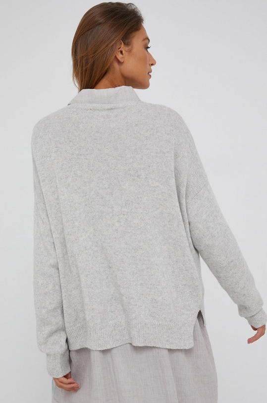 Odzież Answear Lab Sweter wełniany KA628245.AJ szary