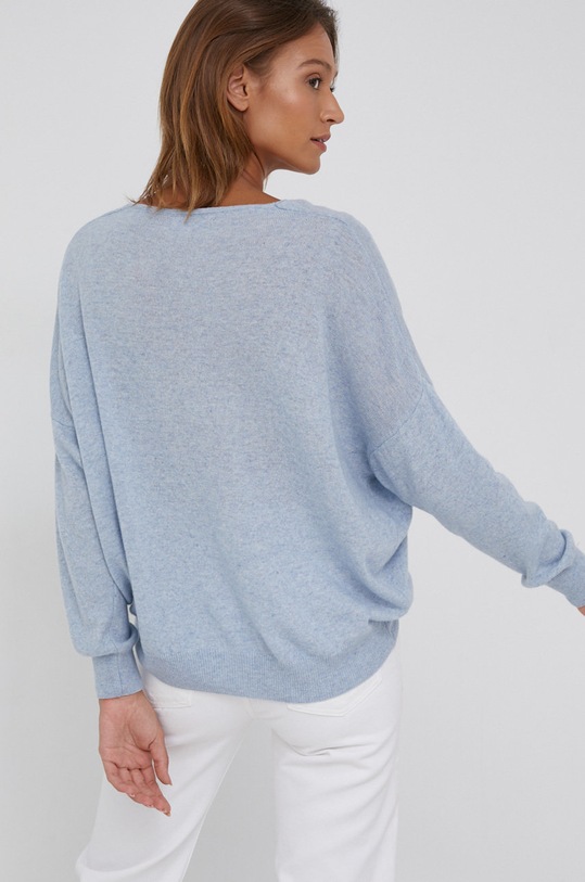 Odzież Answear Lab Sweter z domieszką kaszmiru KA628838.AJ niebieski