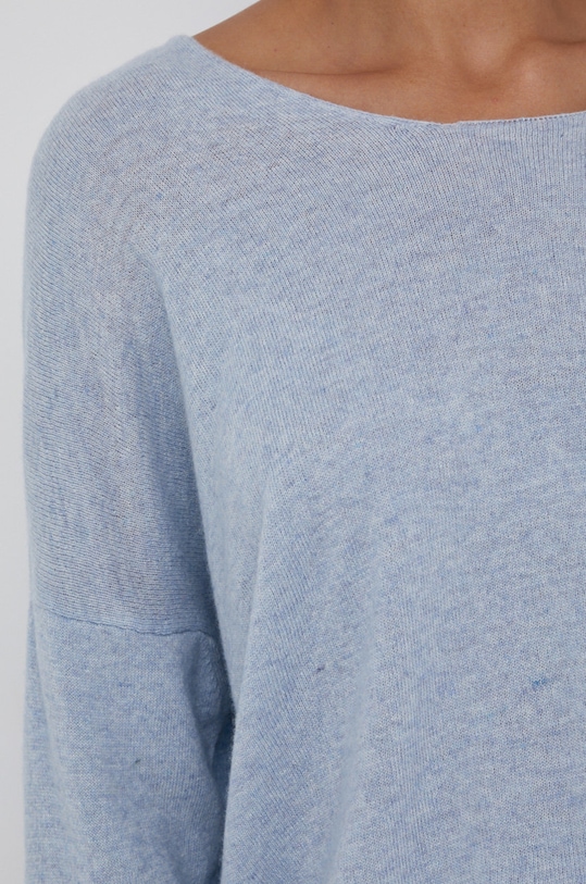 Answear Lab Sweter z domieszką kaszmiru KA628838.AJ niebieski