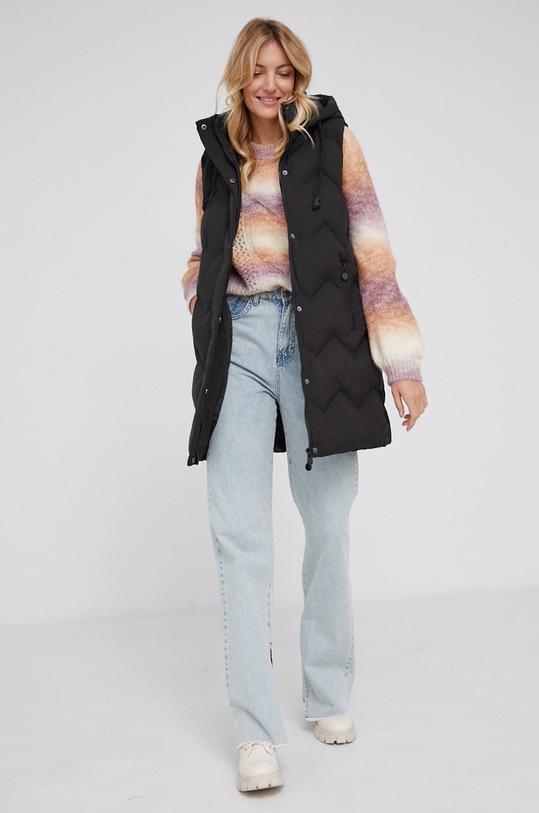 Answear Lab Sweter z domieszką wełny P50.1.AJ brązowy WZ21