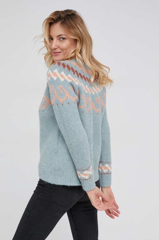 Odzież Answear Lab Sweter z domieszką wełny P63.1.AJ niebieski