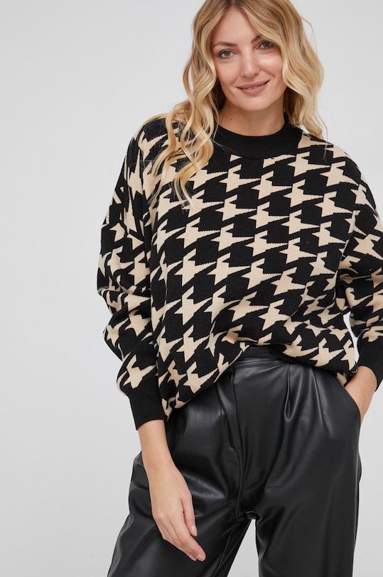 Answear Lab Sweter pozostałe brązowy R.203.AJ