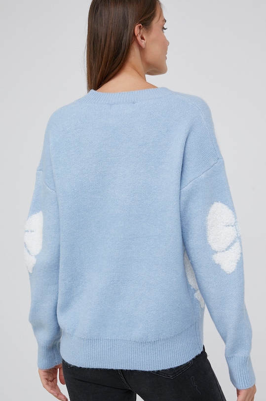 Odzież Answear Lab Sweter z domieszką wełny AT7225.AJ niebieski