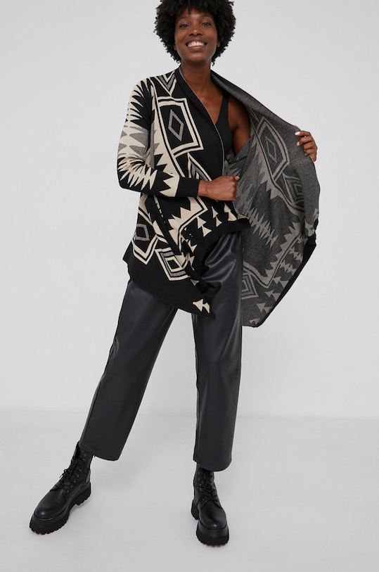 Kardigan Answear.LAB tenká béžová 3667.AJ