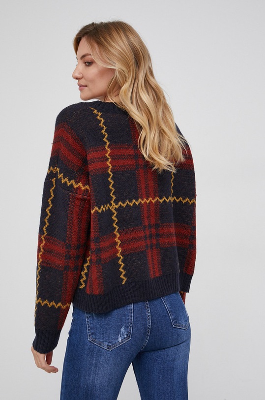 Answear Lab Sweter z domieszką wełny 2313.AJ czerwony