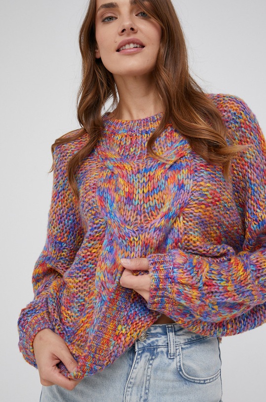 Answear Lab Sweter z domieszką wełny PM8042.KR