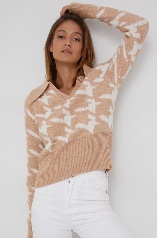 Answear Lab Sweter 2122.AJ beżowy WZ21