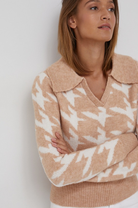 Answear Lab Sweter 2122.AJ beżowy