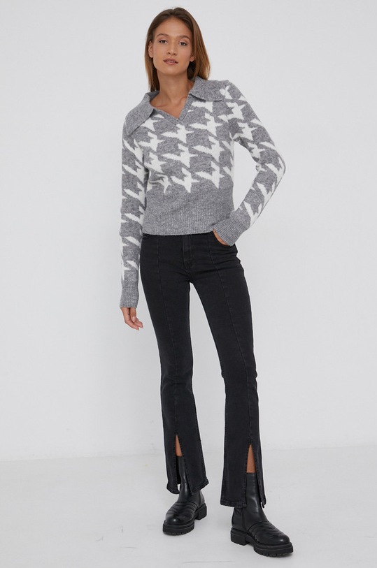 Answear Lab Sweter 2122.2.AJ szary WZ21