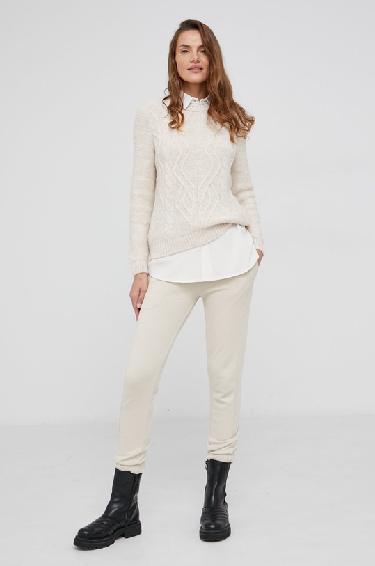 Answear Lab Sweter WZ21.SWD0I4 biały WZ21