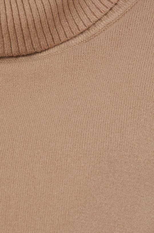 Answear Lab Sweter z domieszką wełny F3517A.3KR brązowy