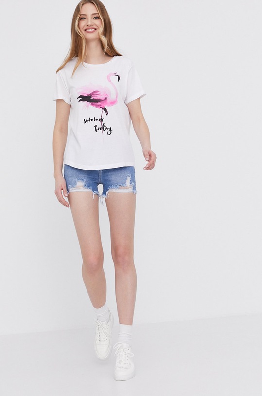 Answear Lab Szorty jeansowe CH6212.DA niebieski WZ21