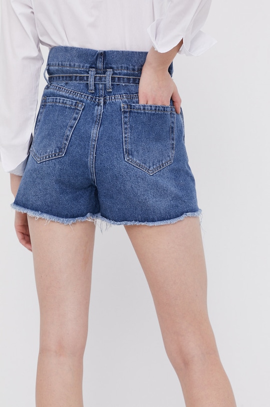 Odzież Answear Lab Szorty jeansowe CH6159.DA niebieski