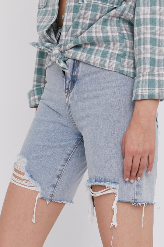 Answear Lab Szorty jeansowe z elastanem niebieski 9586.DA